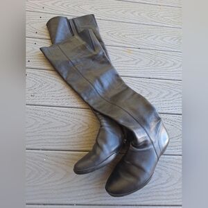 Arche Ln Latex Patent Pending Leather Boots Over Knees sz 36 (s026)